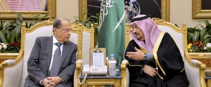 الملك سلمان يستقبل ميشال عون في زيارة رسمية