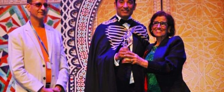 تكريم عمرو سعد وسط حفاوة من شعب المغرب